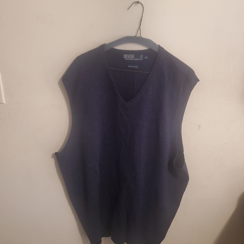 Ralph lauren lambs wool vest
